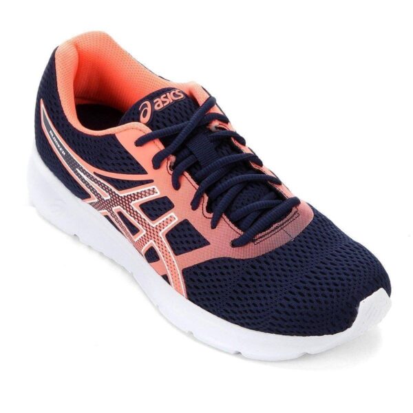 Tenis Feminino Asics Blocker caminha lazer e academia