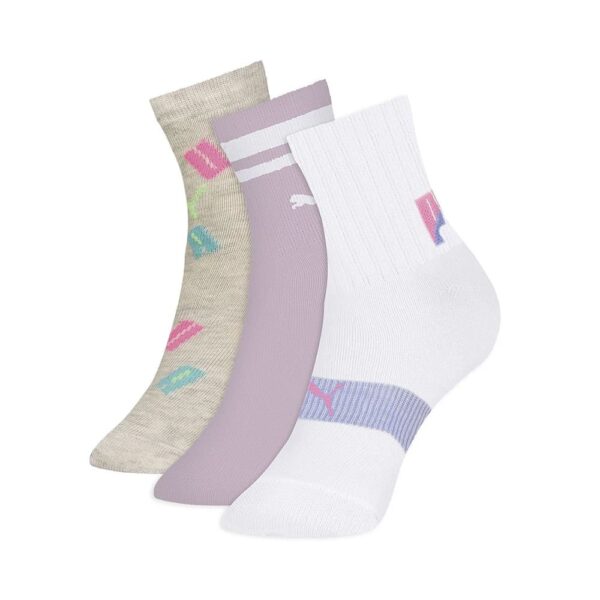 Kit 3 pares de Meias Infantil  criança menina cano longo