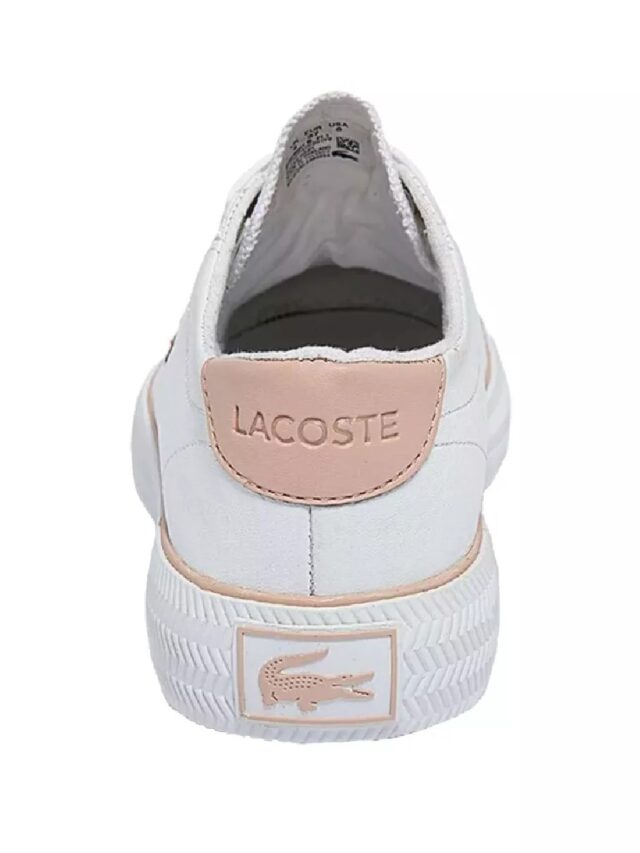 Tênis  em couro Natural Lacoste Feminino